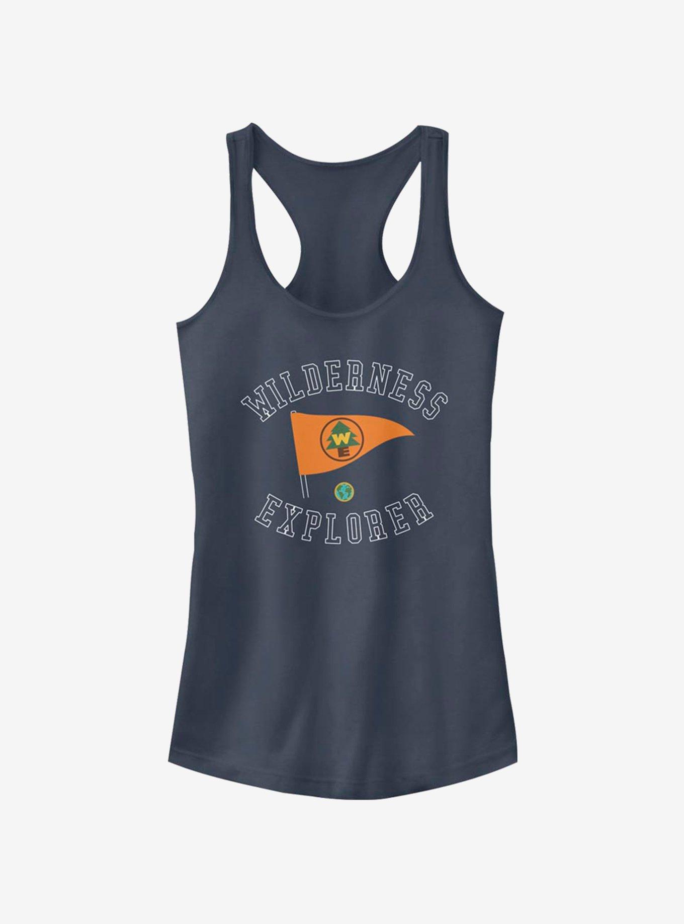 Disney Pixar Up Wilderness Explorer Pennant Girls Tank, INDIGO, hi-res