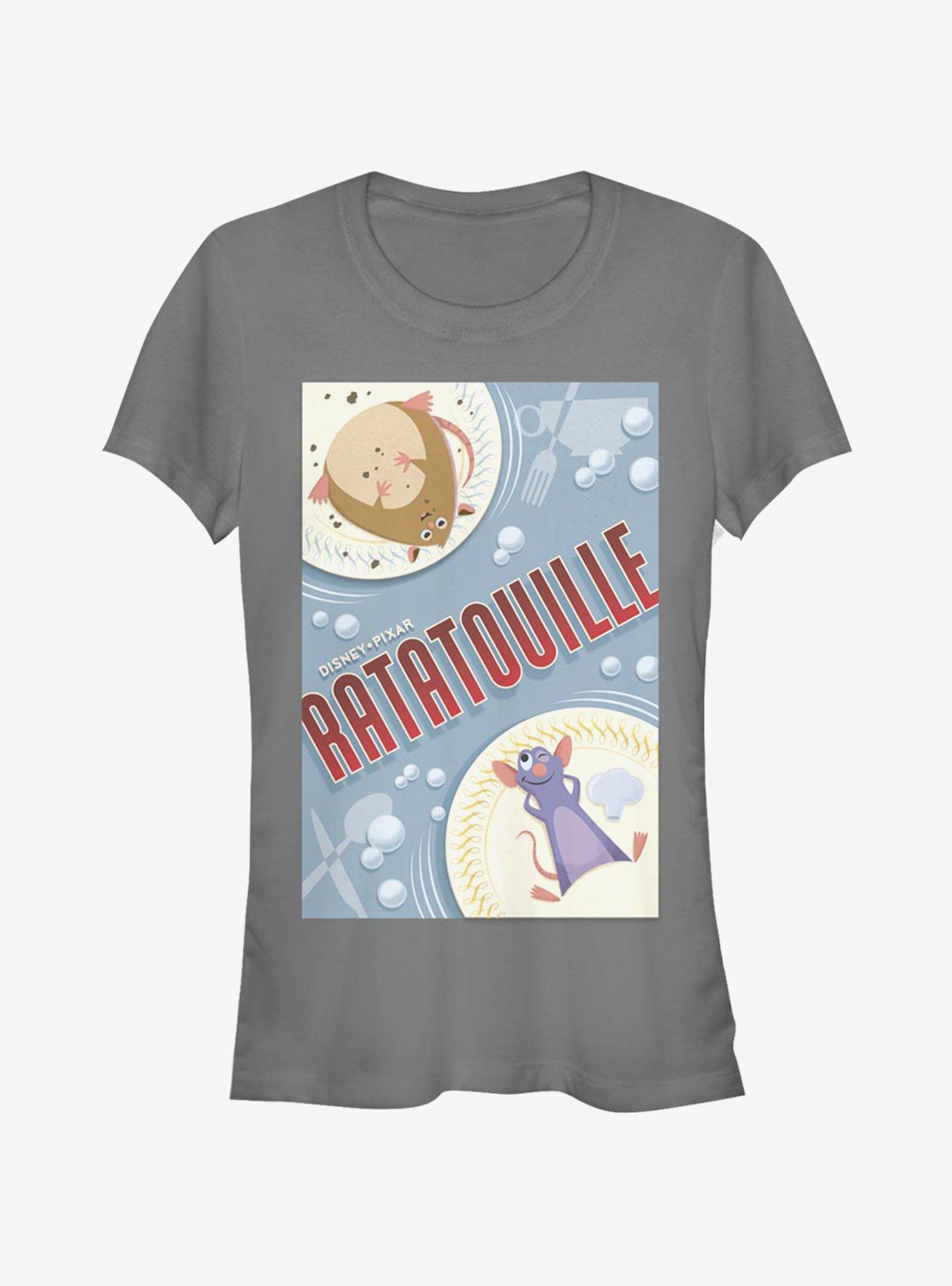 Disney Pixar Ratatouille Rat Plated Poster Girls T-Shirt, CHARCOAL, hi-res