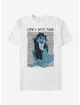 Disney The Lion King Scar Not Fair T-Shirt, WHITE, hi-res