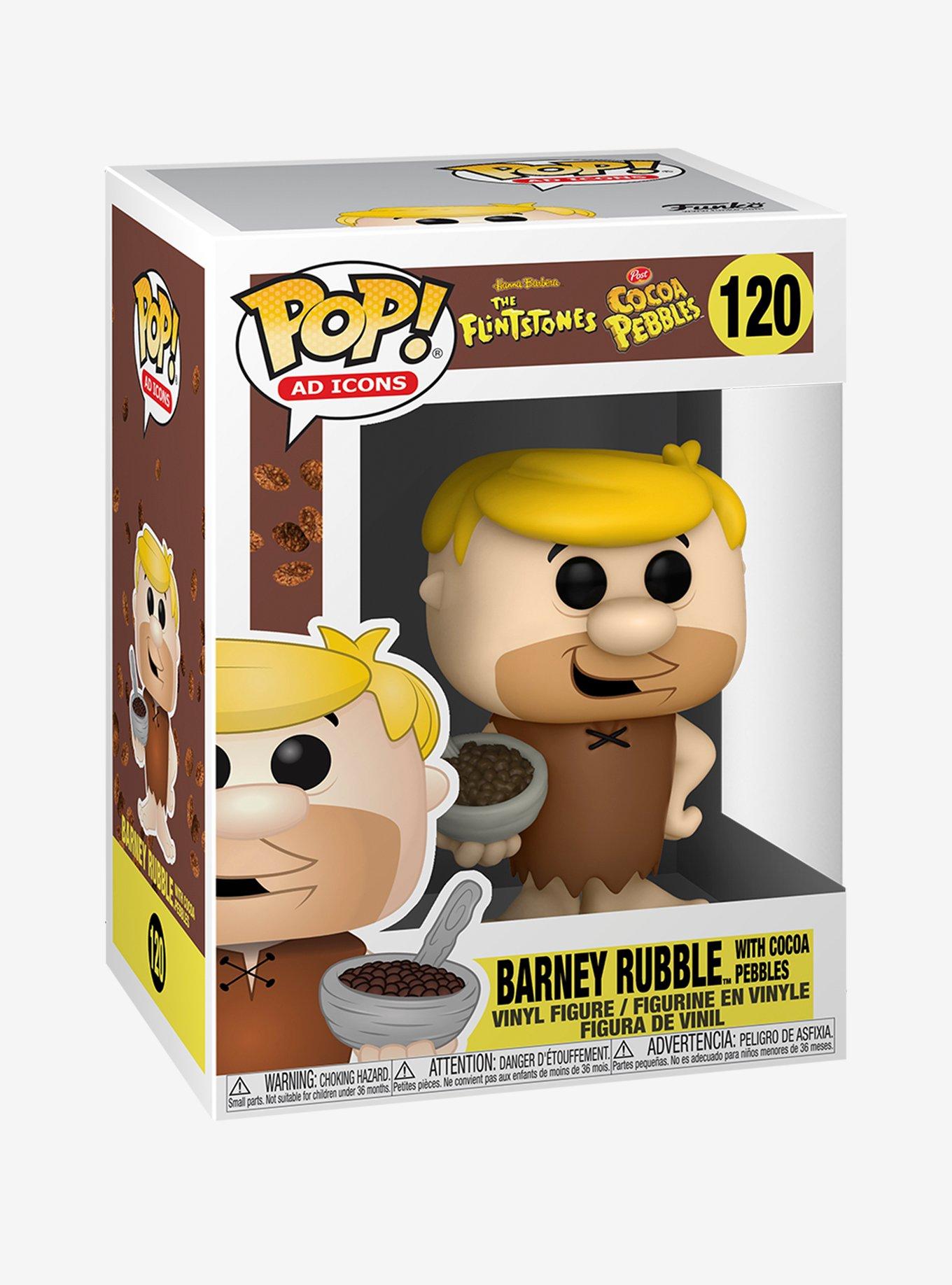 Funko The Flintstones X Cocoa Pebbles Pop! Ad Icons Barney Rubble With Cocoa Pebbles Vinyl Figure, , hi-res