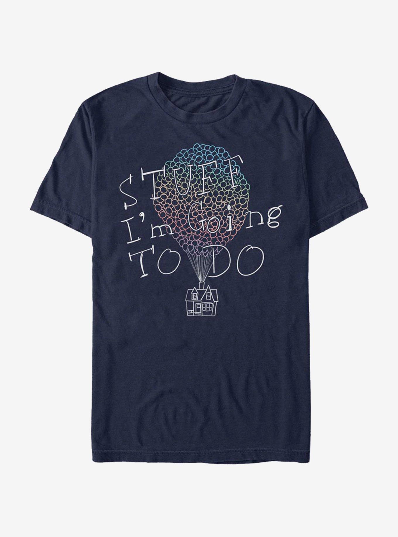 Disney Pixar Up Stuff To Do T-Shirt, NAVY, hi-res