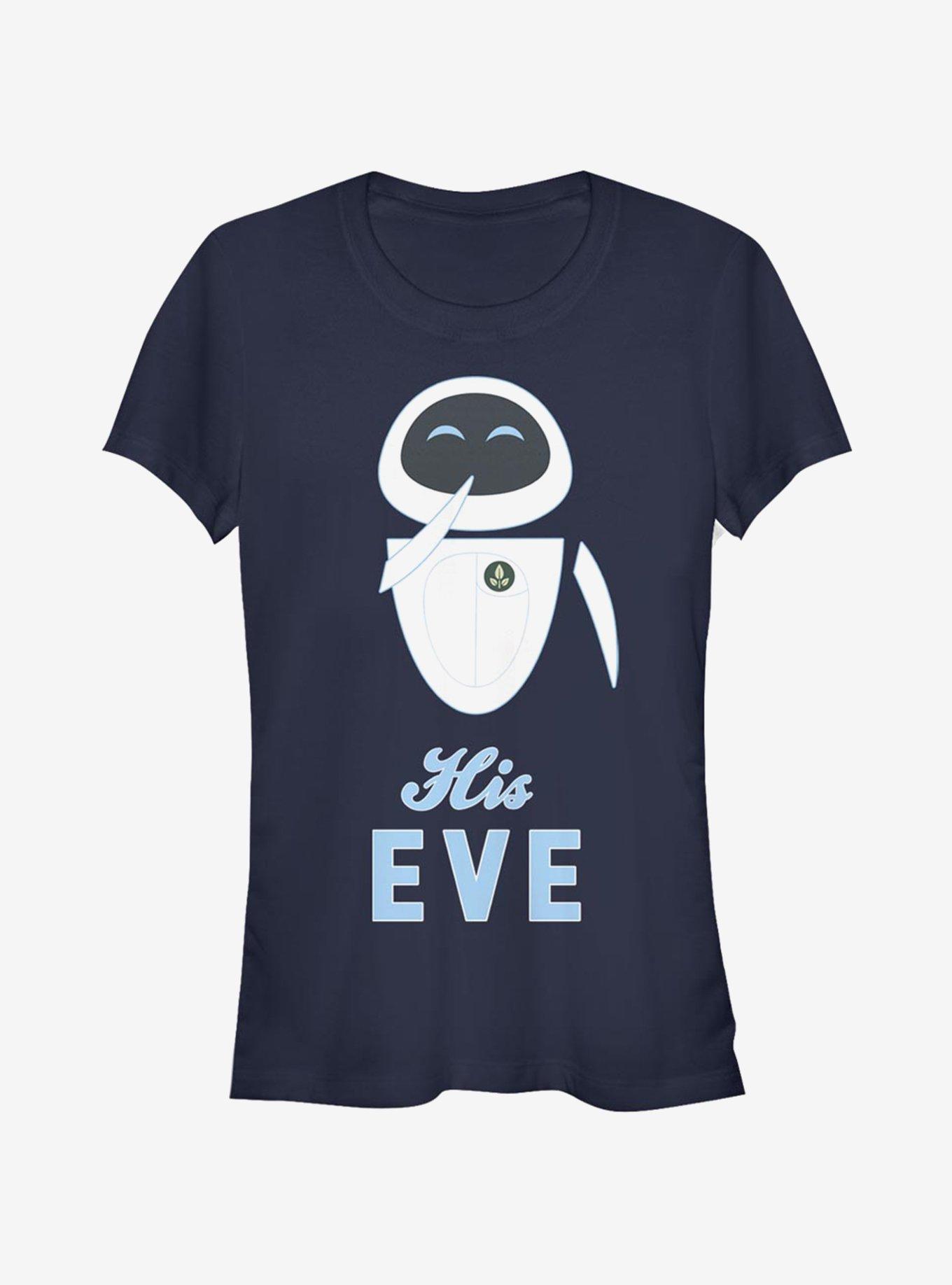 Disney Pixar Wall-E His Eve Girls T-Shirt, NAVY, hi-res