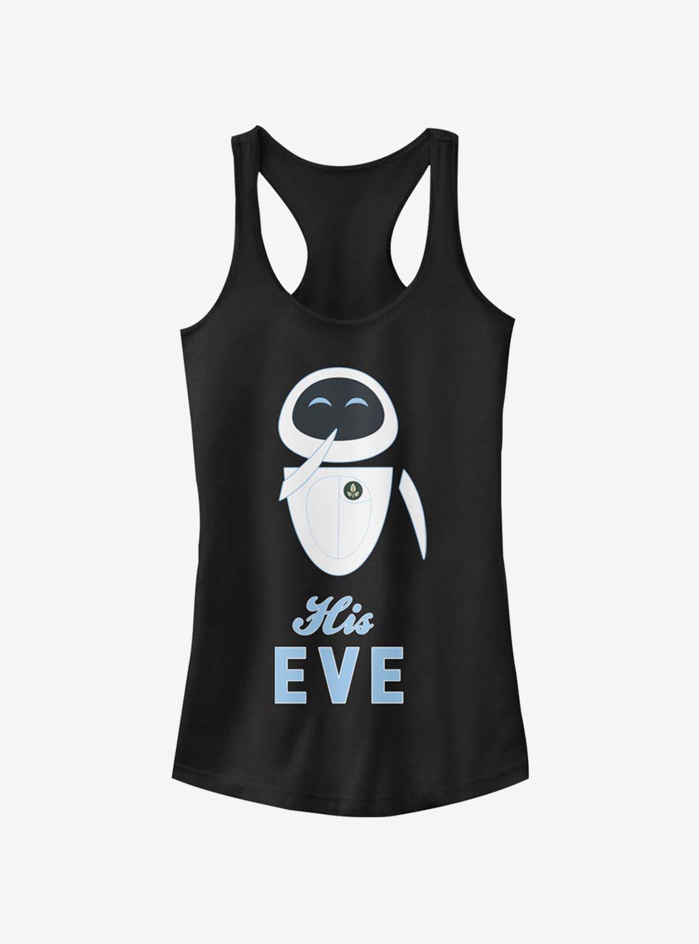 Disney Pixar Wall-E His Eve Girls Tank, BLACK, hi-res