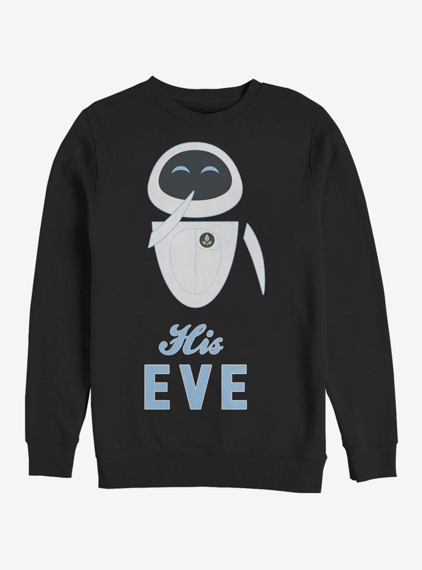 Disney Pixar Wall-E His Eve Sweatshirt, BLACK, hi-res