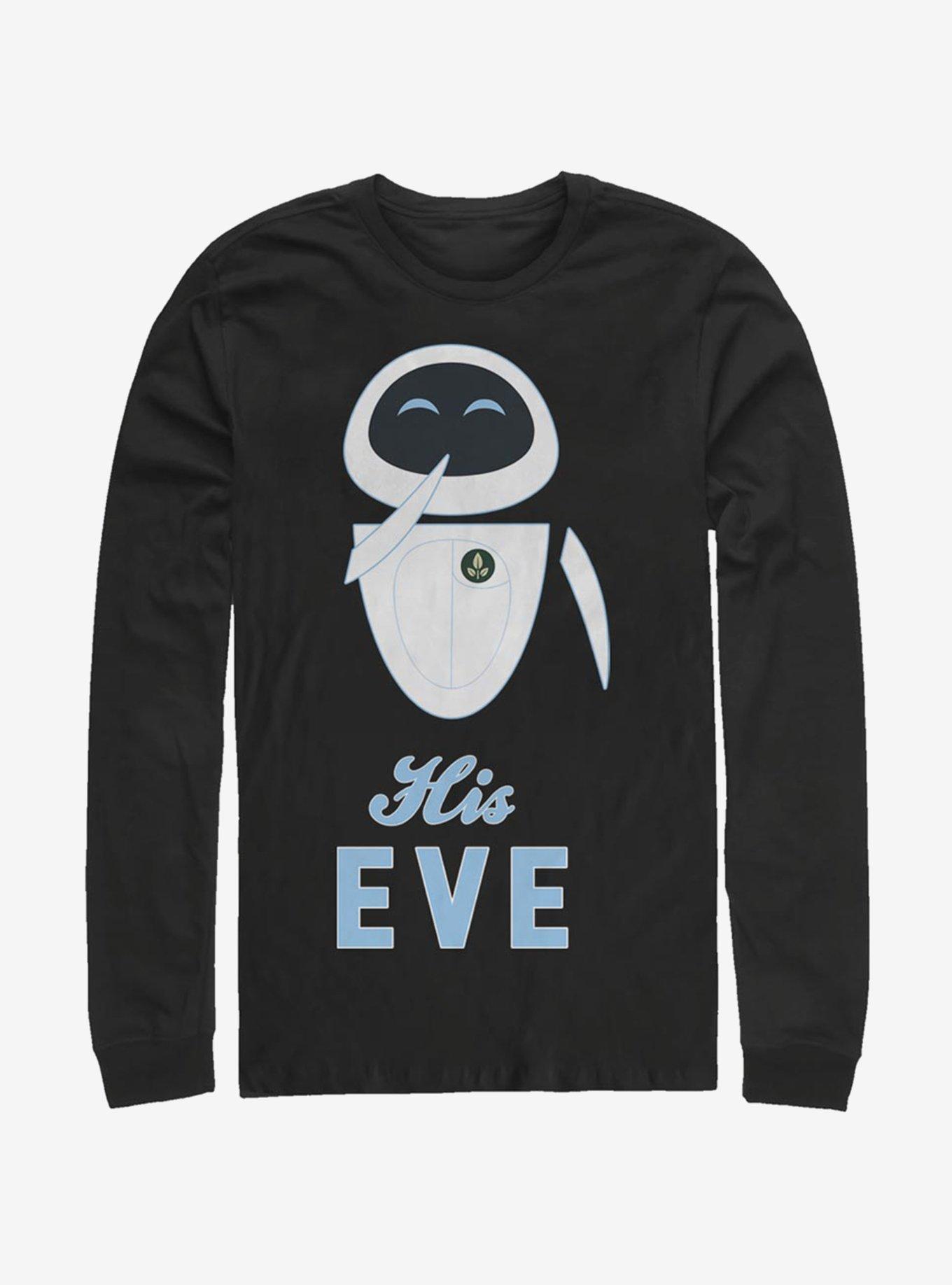 Disney Pixar Wall-E His Eve Long-Sleeve T-Shirt, BLACK, hi-res