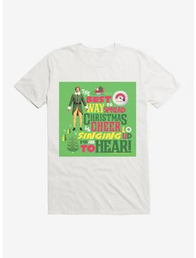 Elf Spread Christmas Cheer T-Shirt, WHITE, hi-res