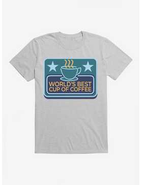 Elf Worlds Best Coffee T-Shirt, HEATHER GREY, hi-res
