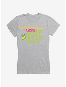Elf Angry Elf Girls T-Shirt, HEATHER, hi-res