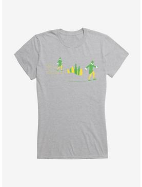 Elf Skipping Girls T-Shirt, HEATHER, hi-res