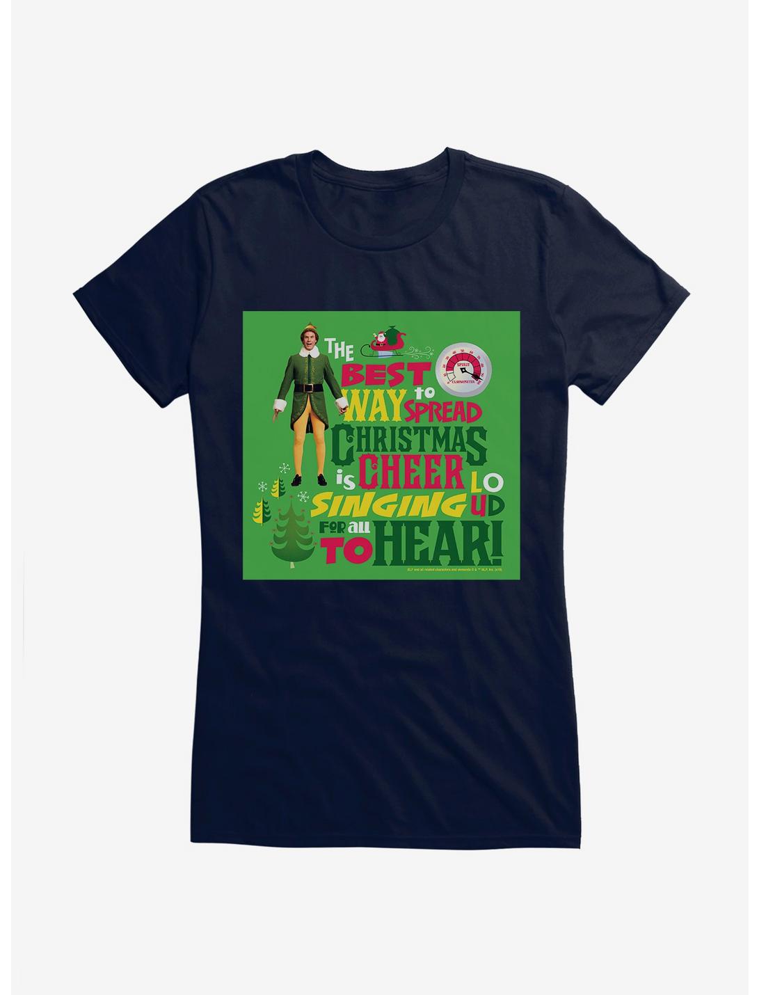 Elf Spread Christmas Cheer Girls T-Shirt, , hi-res