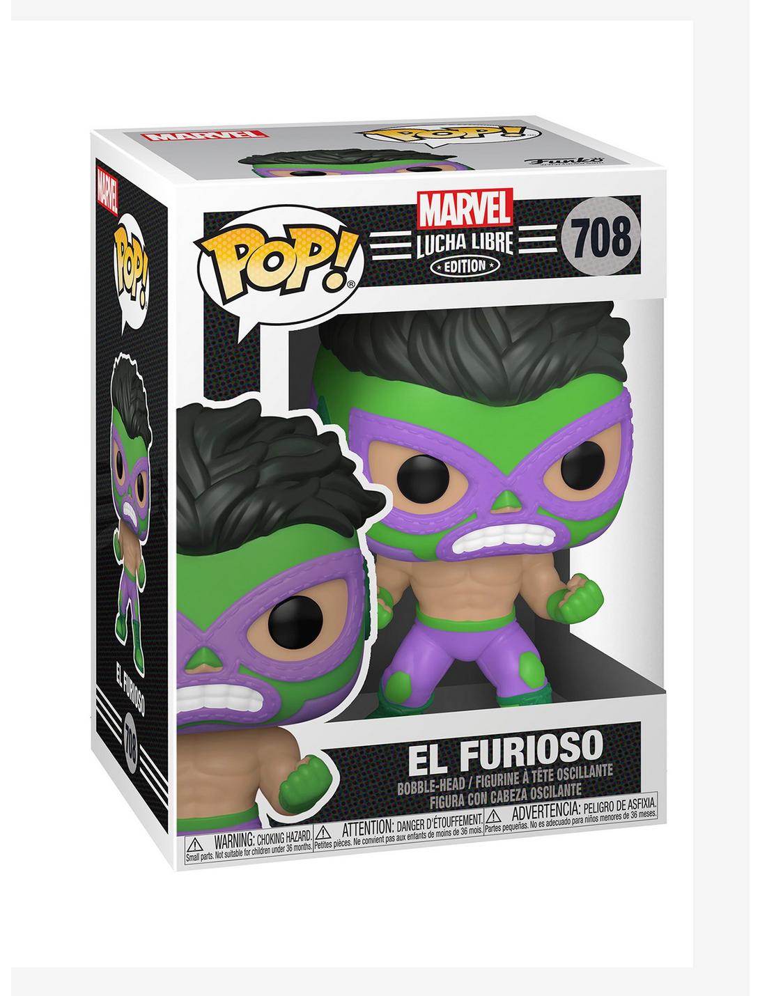 Funko Marvel Lucha Libre Edition Pop! El Furioso Vinyl Bobble-Head, , hi-res