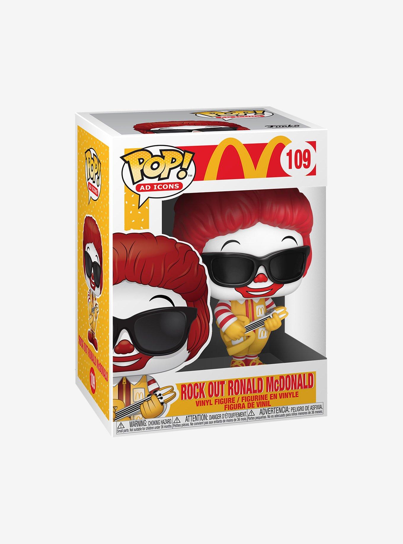 Funko McDonald's Pop! Ad Icons Rock Out Ronald McDonald Vinyl Figure ...