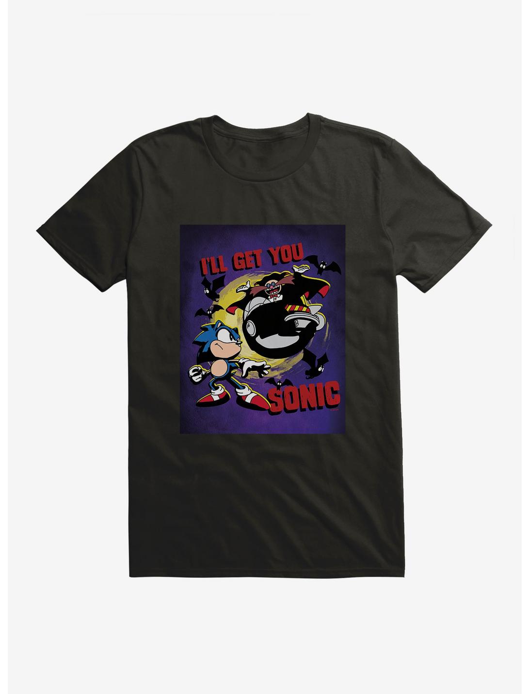 Sonic The Hedgehog Sonic, Doctor Eggman And The Full Moon T-Shirt, , hi-res