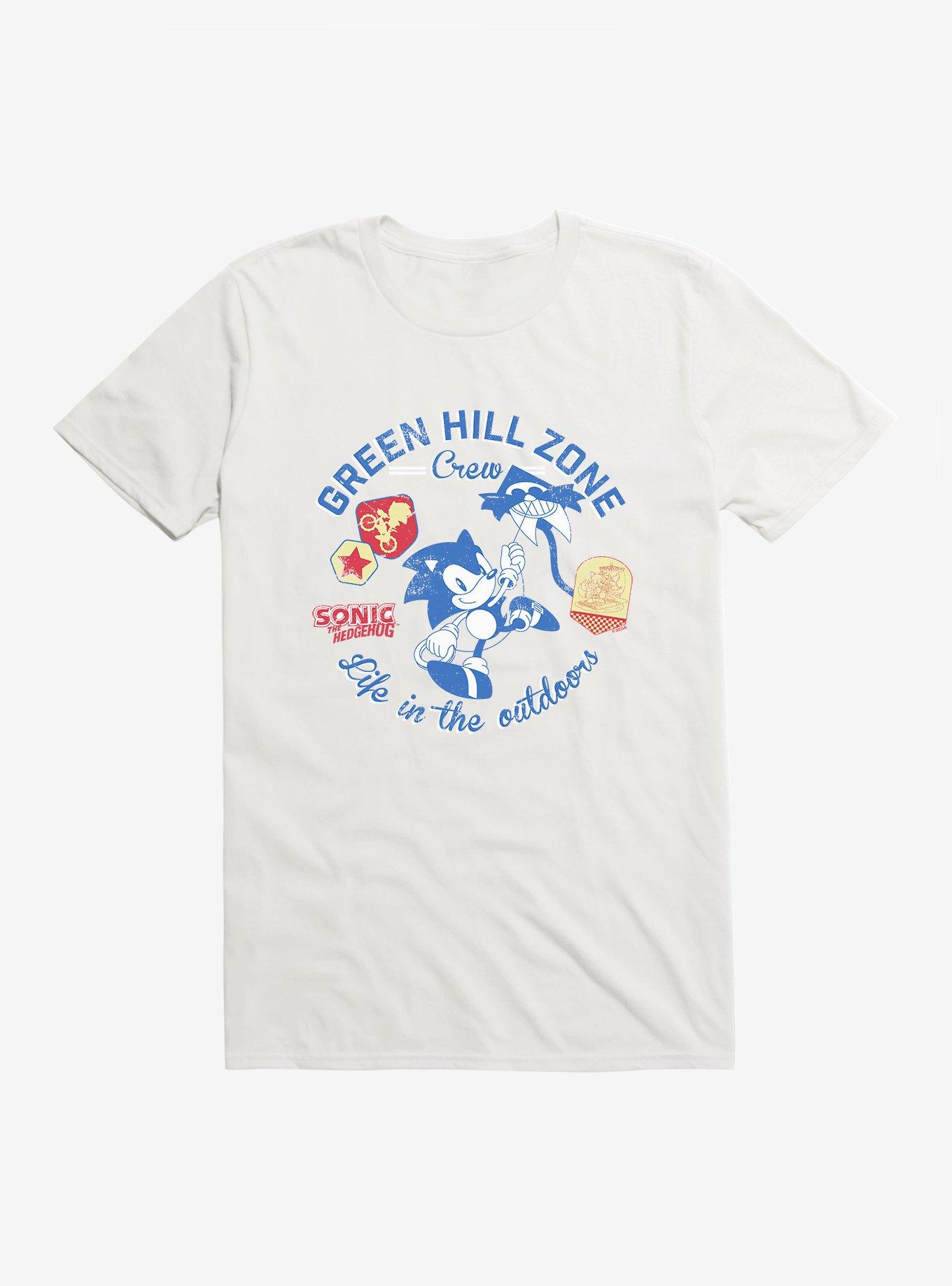 Sonic The Hedgehog Sonic Green Hill Zone Crew T-Shirt | Hot Topic