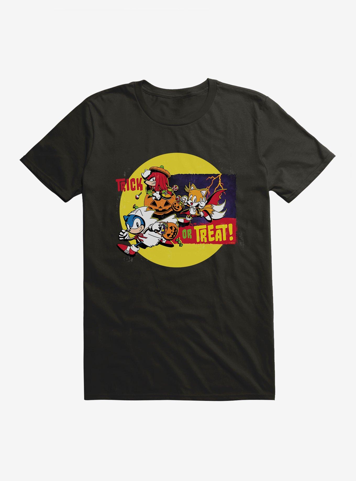 Sonic The Hedgehog Sonic, Tails and Knuckles Trick Or Treat T-Shirt ...