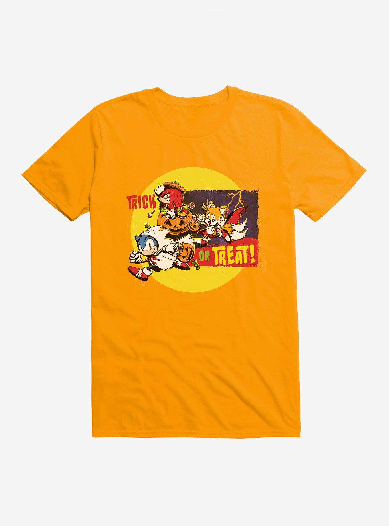 Sonic The Hedgehog Sonic, Tails and Knuckles Trick Or Treat T-Shirt, , hi-res