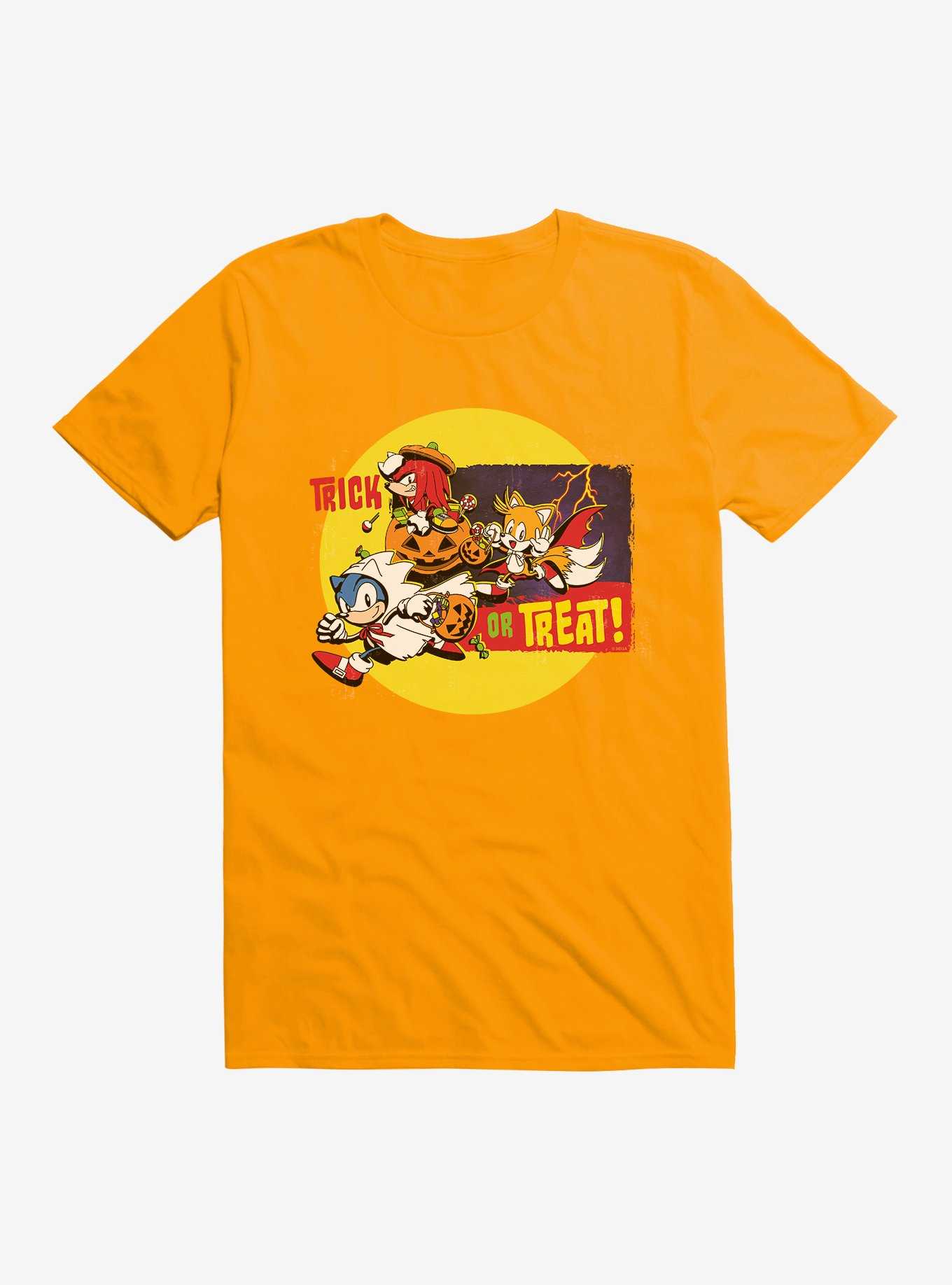 Sonic The Hedgehog Sonic, Tails and Knuckles Trick Or Treat T-Shirt ...