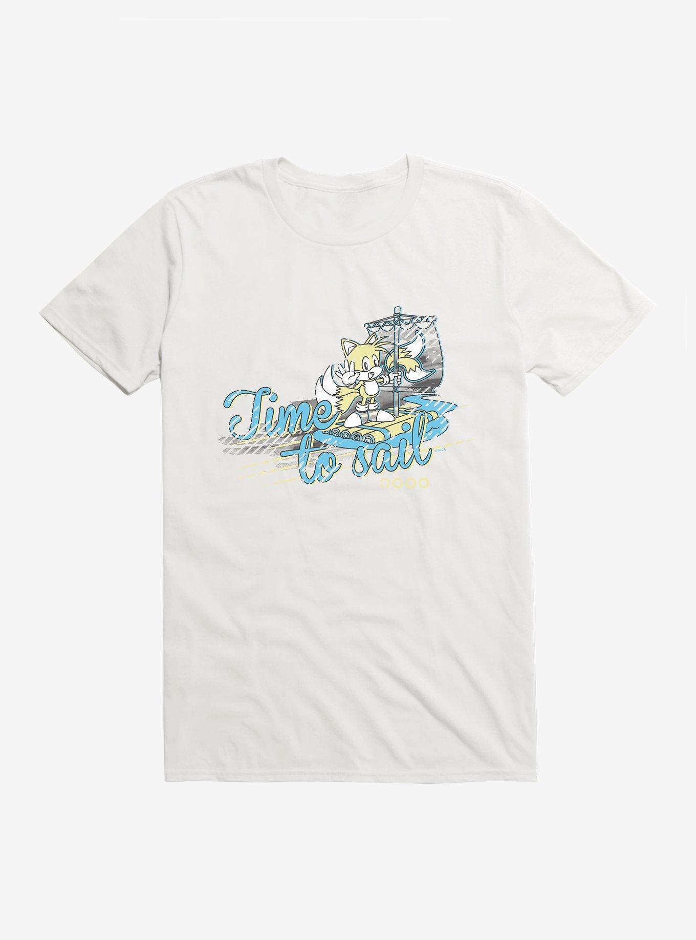 Sonic The Hedgehog Tails Time To Sail T-Shirt