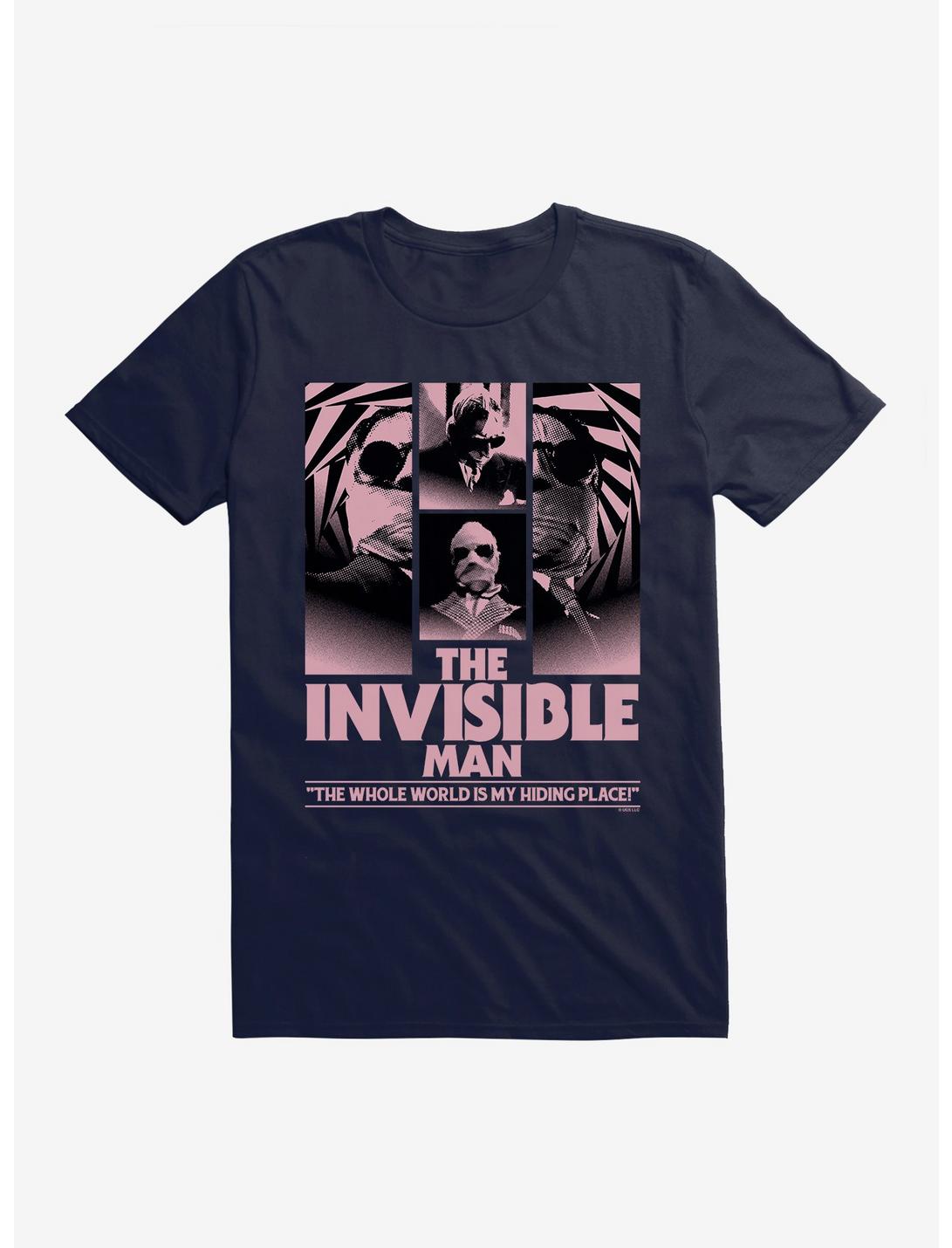 The Invisible Man Hiding Place T-Shirt, NAVY, hi-res
