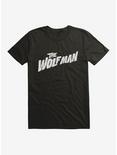 The Wolf Man Bold Font T-Shirt, BLACK, hi-res