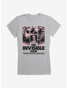 The Invisible Man Hiding Place Girls T-Shirt, HEATHER, hi-res