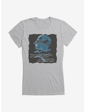 The Invisible Man Power Quote Girls T-Shirt, HEATHER, hi-res