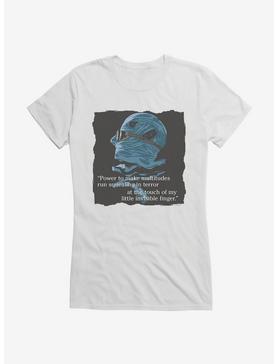 The Invisible Man Power Quote Girls T-Shirt, WHITE, hi-res
