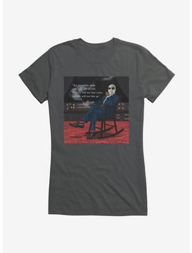The Invisible Man Rocking Chair Girls T-Shirt, CHARCOAL, hi-res