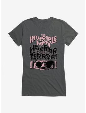 The Invisible Man Twilight Font Girls T-Shirt, CHARCOAL, hi-res