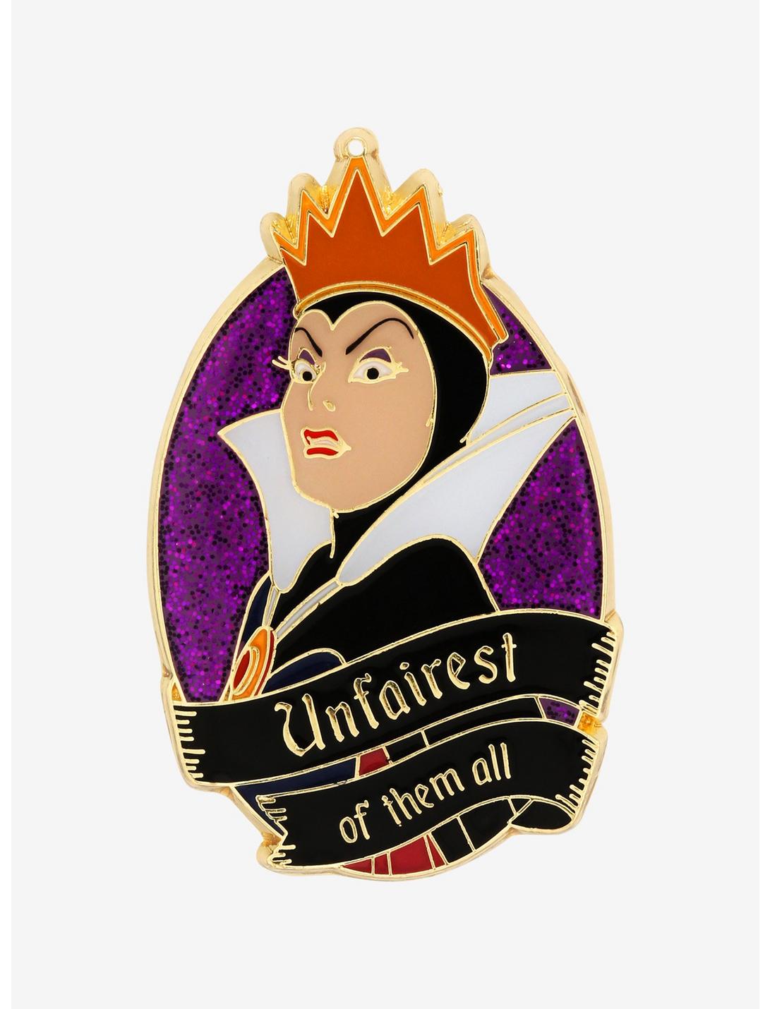 Loungefly Disney Villains Snow White and the Seven Dwarfs Evil Queen Unfairest of Them All Enamel Pin, , hi-res
