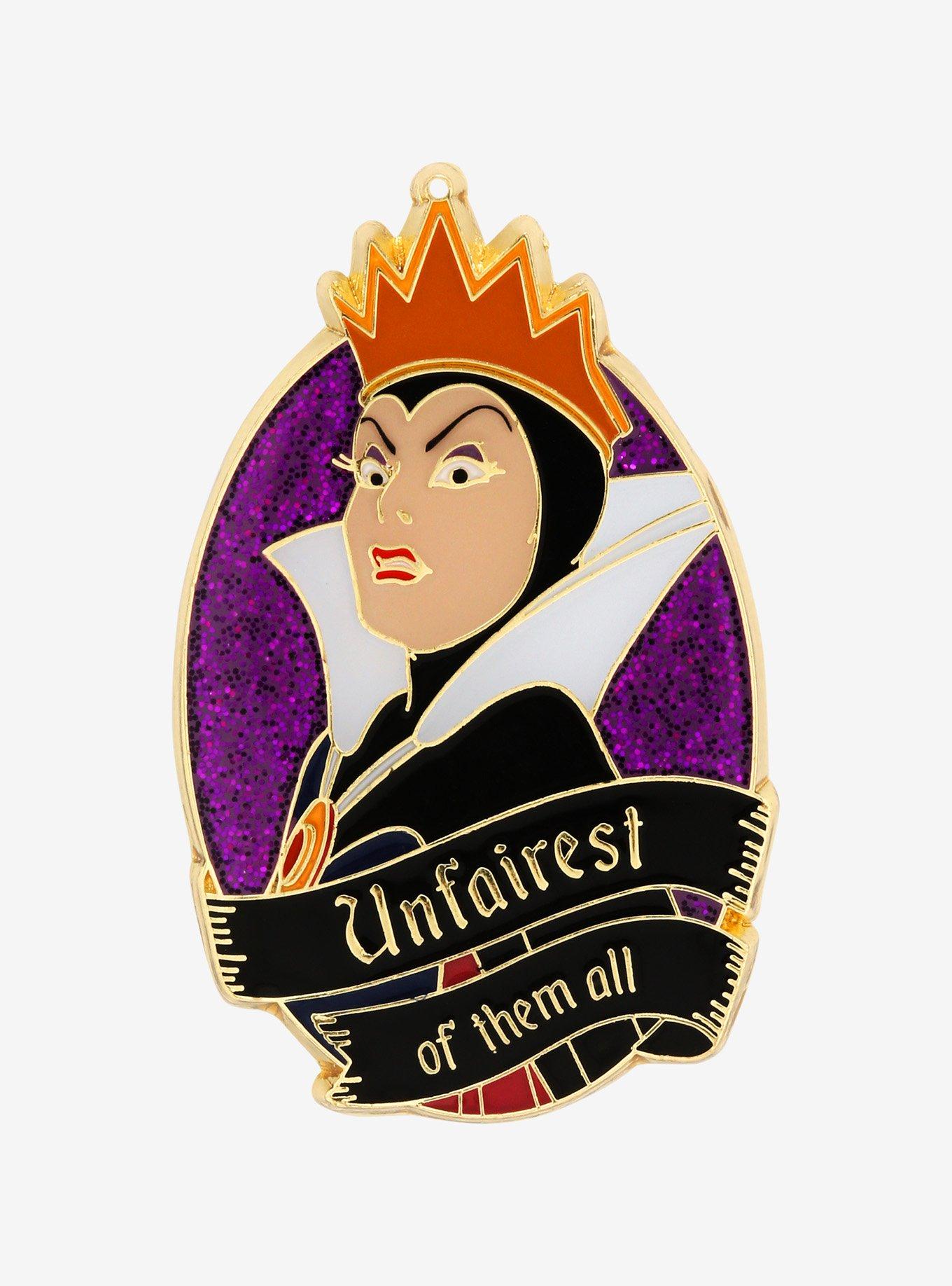Loungefly Disney Villains Snow White and the Seven Dwarfs Evil Queen Unfairest of Them All Enamel Pin, , hi-res