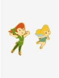 Loungefly Disney Peter Pan & Tinker Bell Chibi Enamel Pin Set - BoxLunch Exclusive, , hi-res