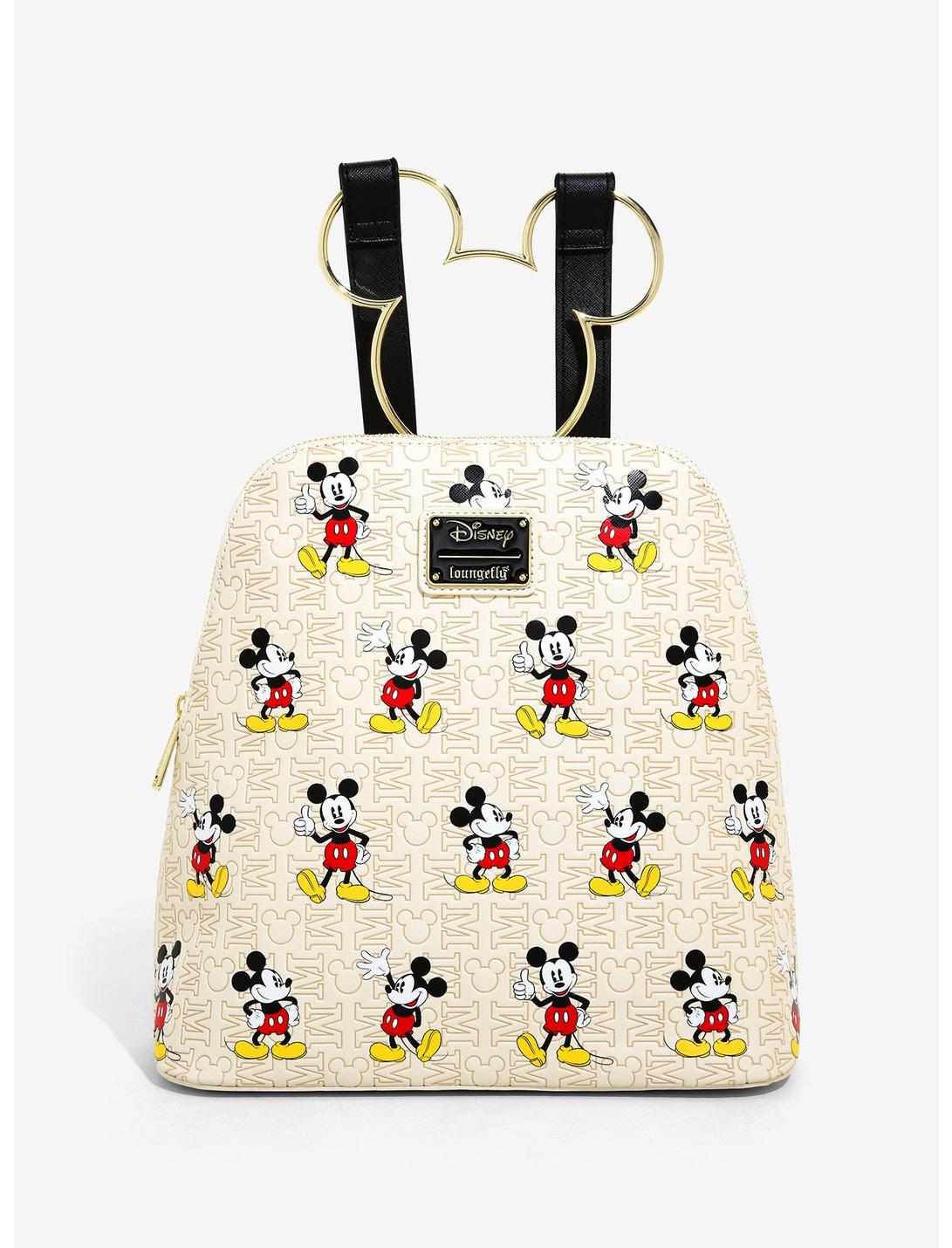 Loungefly Disney Mickey Mouse Head Hardware Mini Backpack, , hi-res