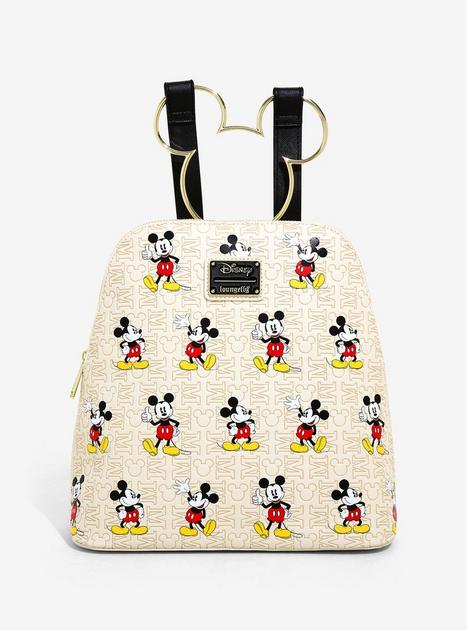 Disney Mickey Mouse Poses with Mickey Head Hardware Backpack