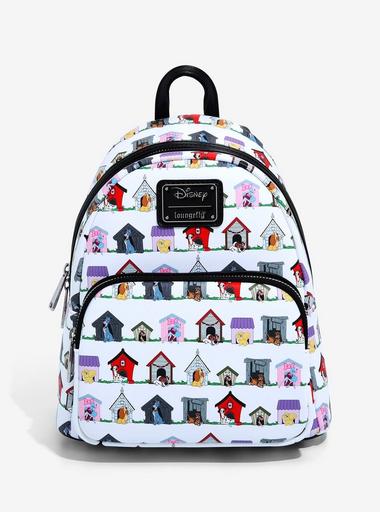Loungefly Disney Dogs Puppy Doghouse Compilation White Mini Backpack Bag New Disney Dogs Farm House Exclusive Mini Backpack | Loungefly main image 4