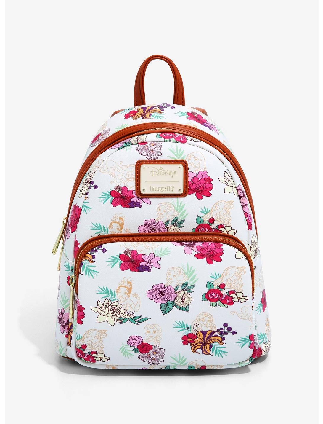 Loungefly Disney Princess Fall Floral Mini Backpack, , hi-res