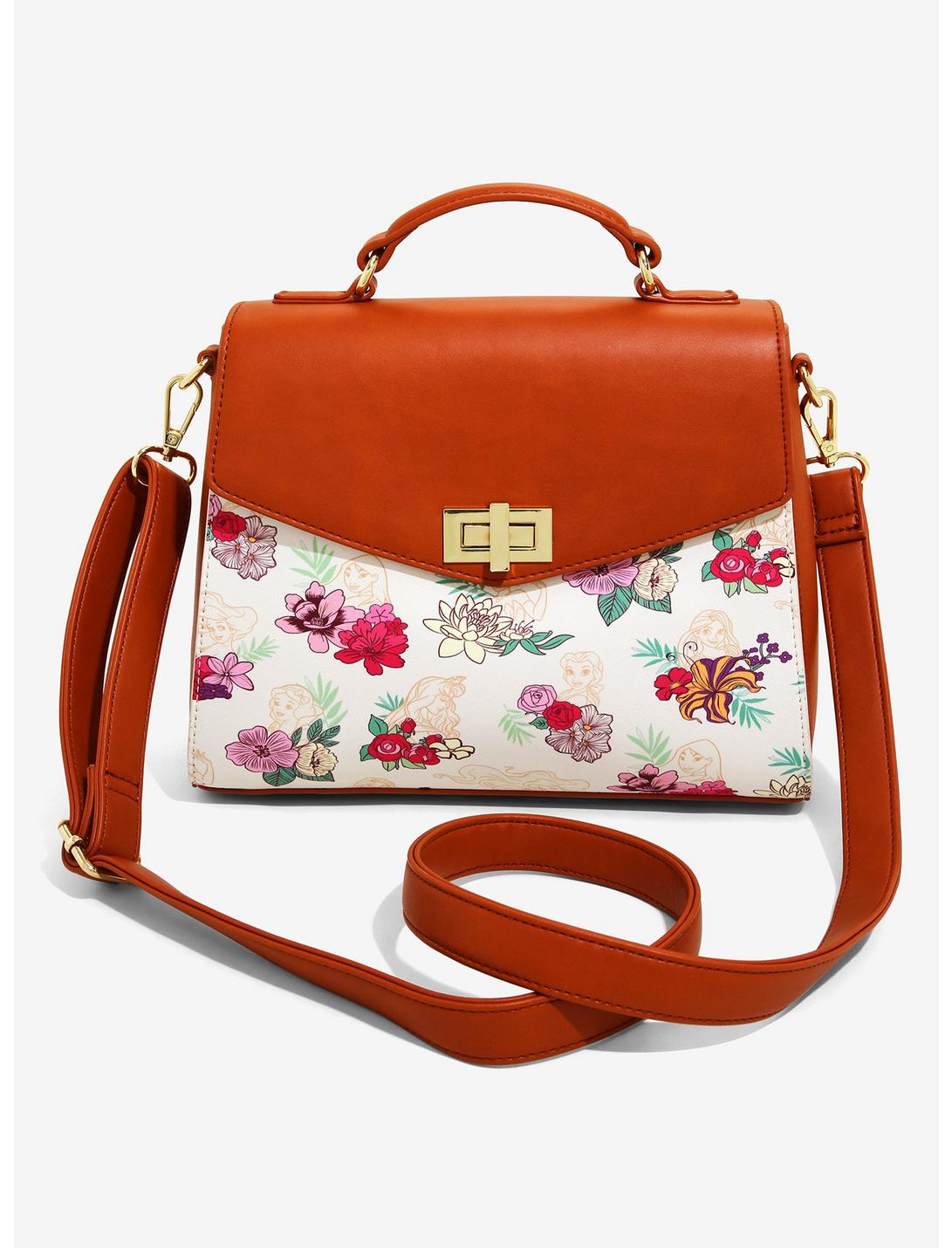 Loungefly Disney Princess Fall Floral Handbag, , hi-res