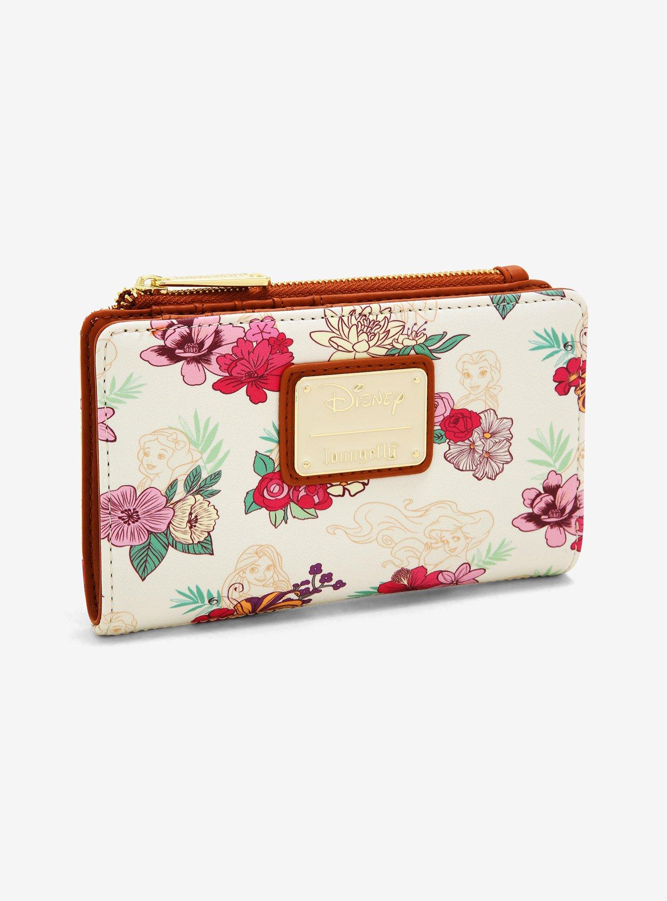 Loungefly Disney Princess Fall Floral Wallet, , hi-res