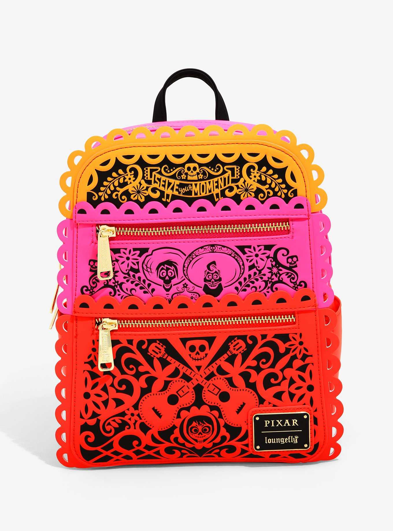 Loungefly Disney Pixar Coco Papel Picado Mini Backpack, , hi-res