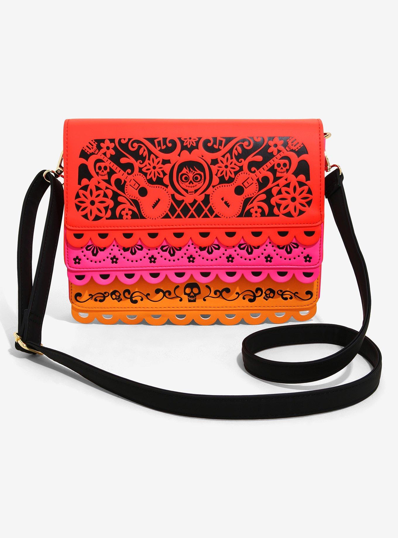 Loungefly Disney Pixar Coco Papel Picado Crossbody Bag