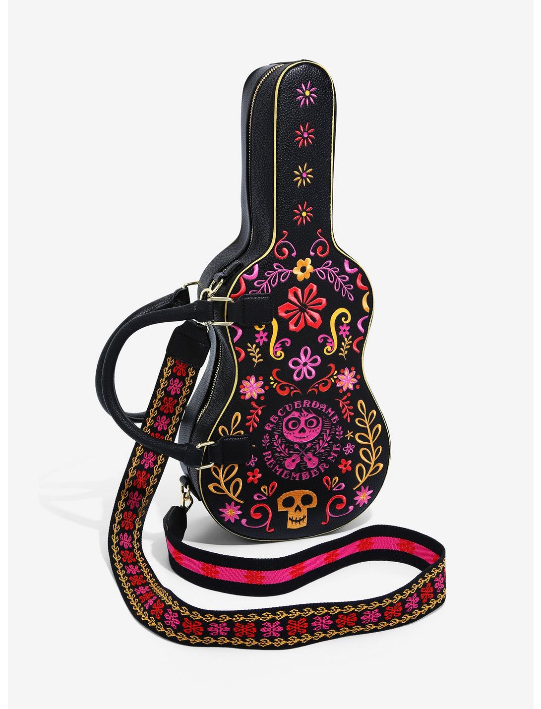 Loungefly Disney Pixar Coco Guitar Case Crossbody Bag