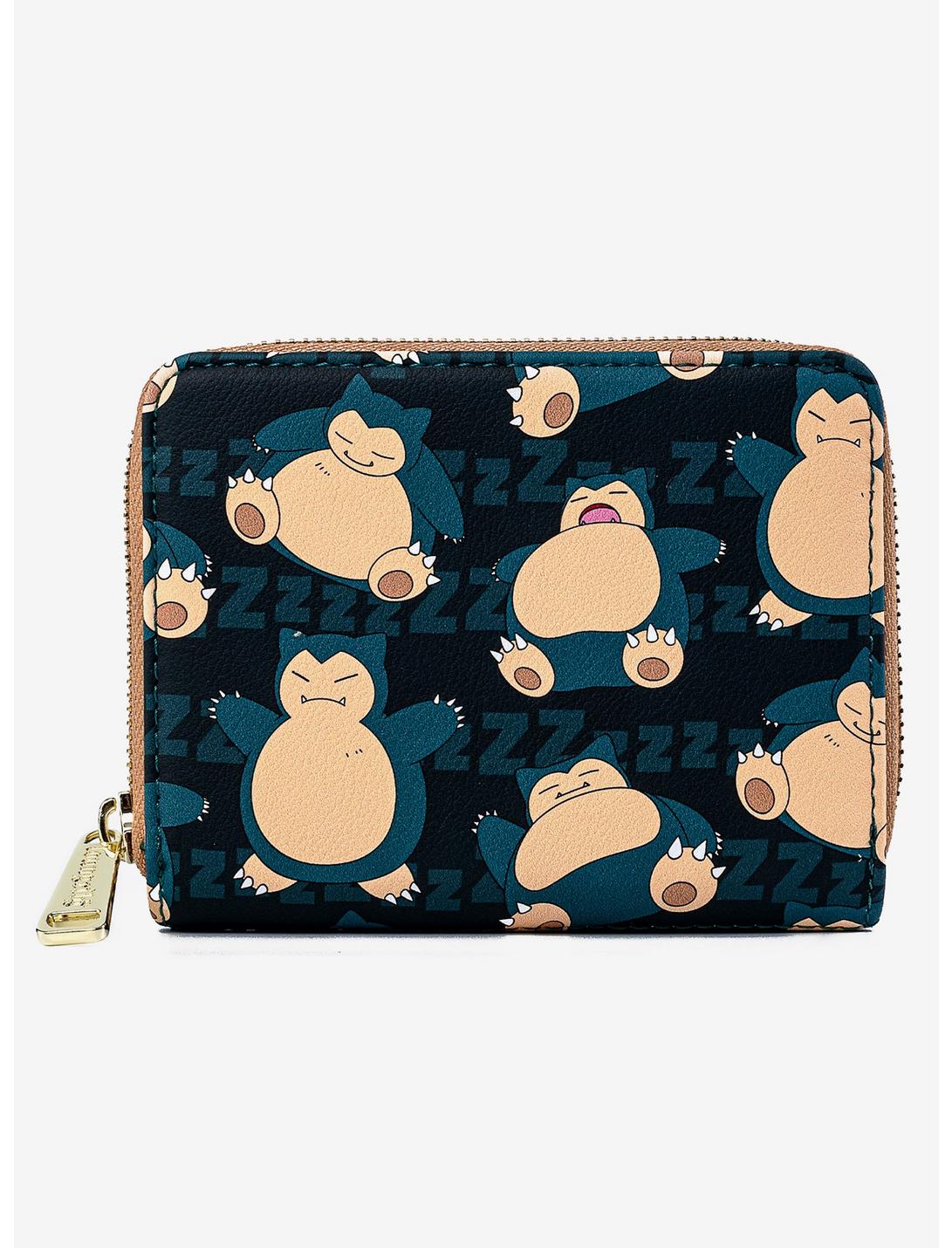 Loungefly Pokémon Snorlax Figural Small Zip Wallet, , hi-res