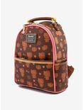 Loungefly Sanrio Hello Kitty Pumpkin Spice Allover Print Convertible Mini Backpack, , hi-res