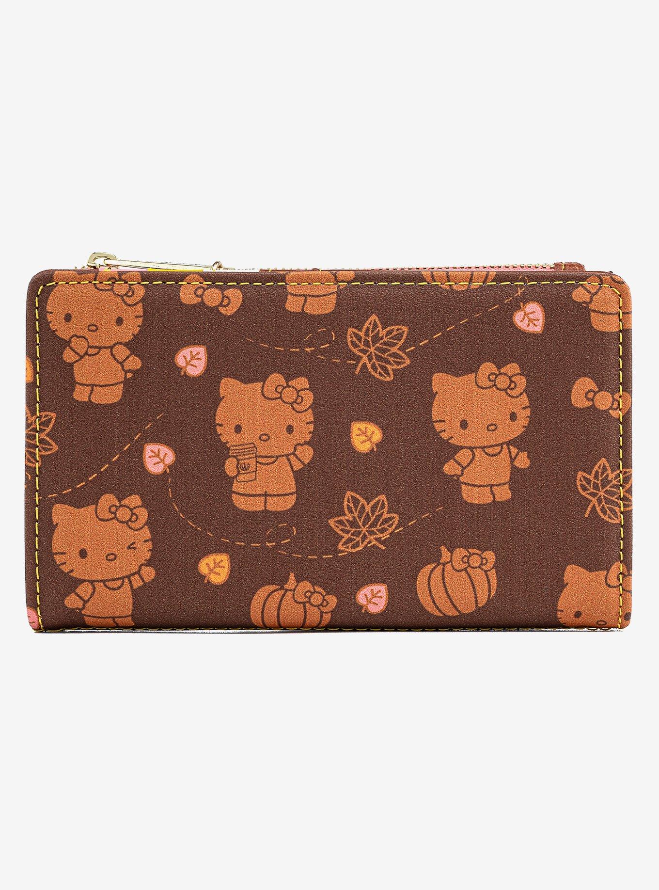  Loungefly Sanrio Hello Kitty Kawaii Faux Leather Wallet :  Clothing, Shoes & Jewelry