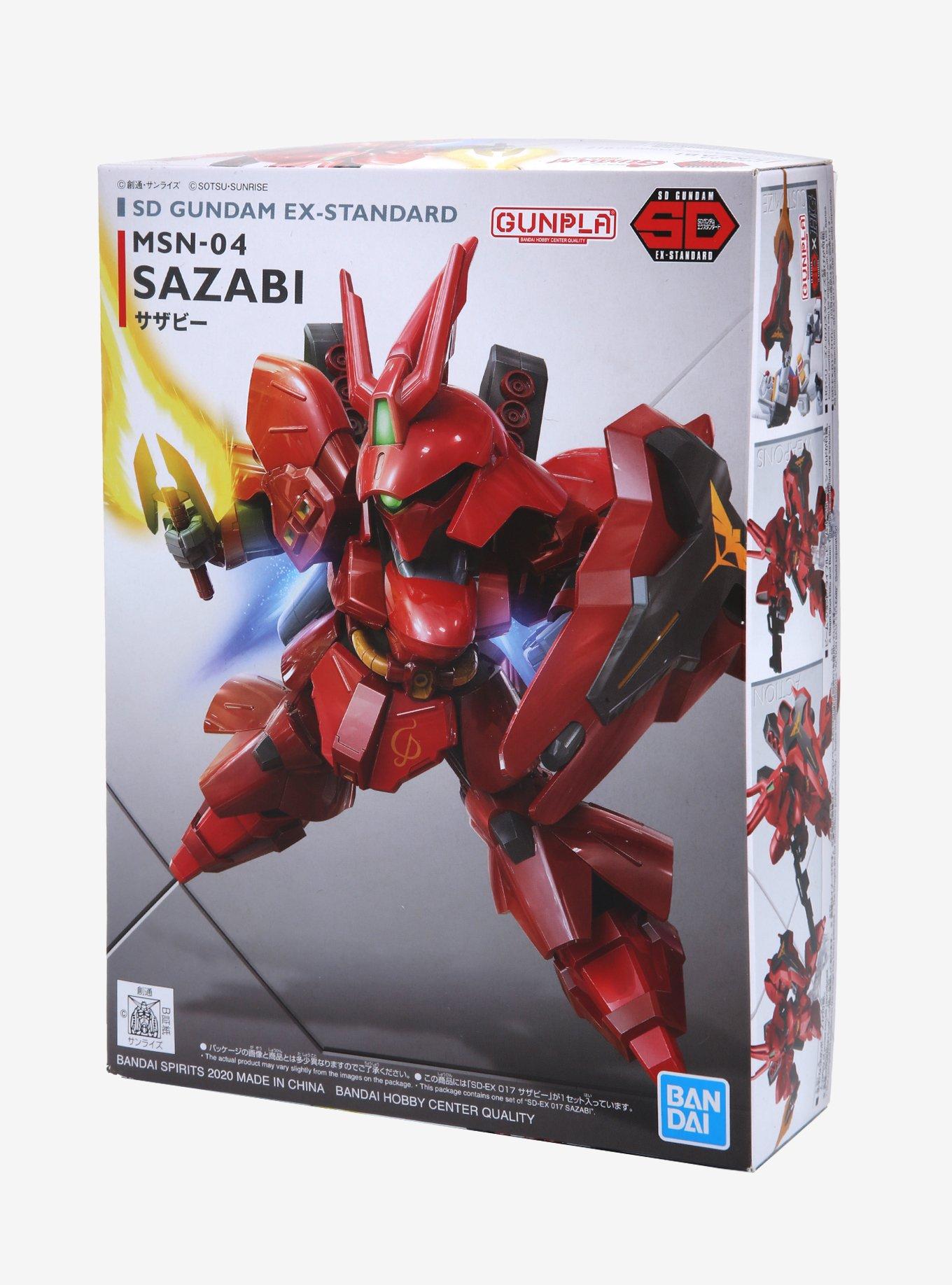 Bandai Spirits Gundam Char's Counterattack Sazabi SD Ex-Standard Model Kit USA 