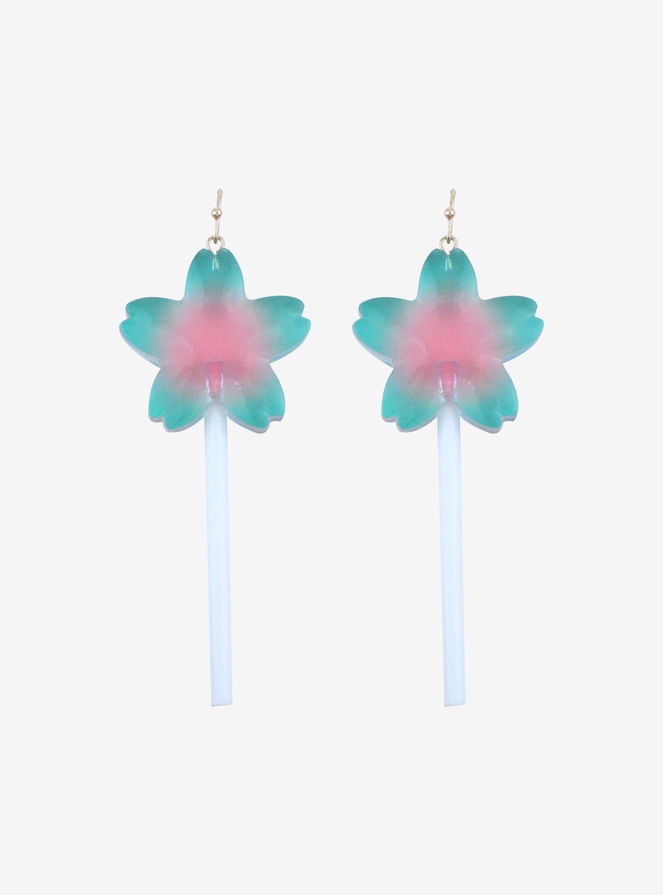 Sakura Lollipop Drop Earrings, , hi-res