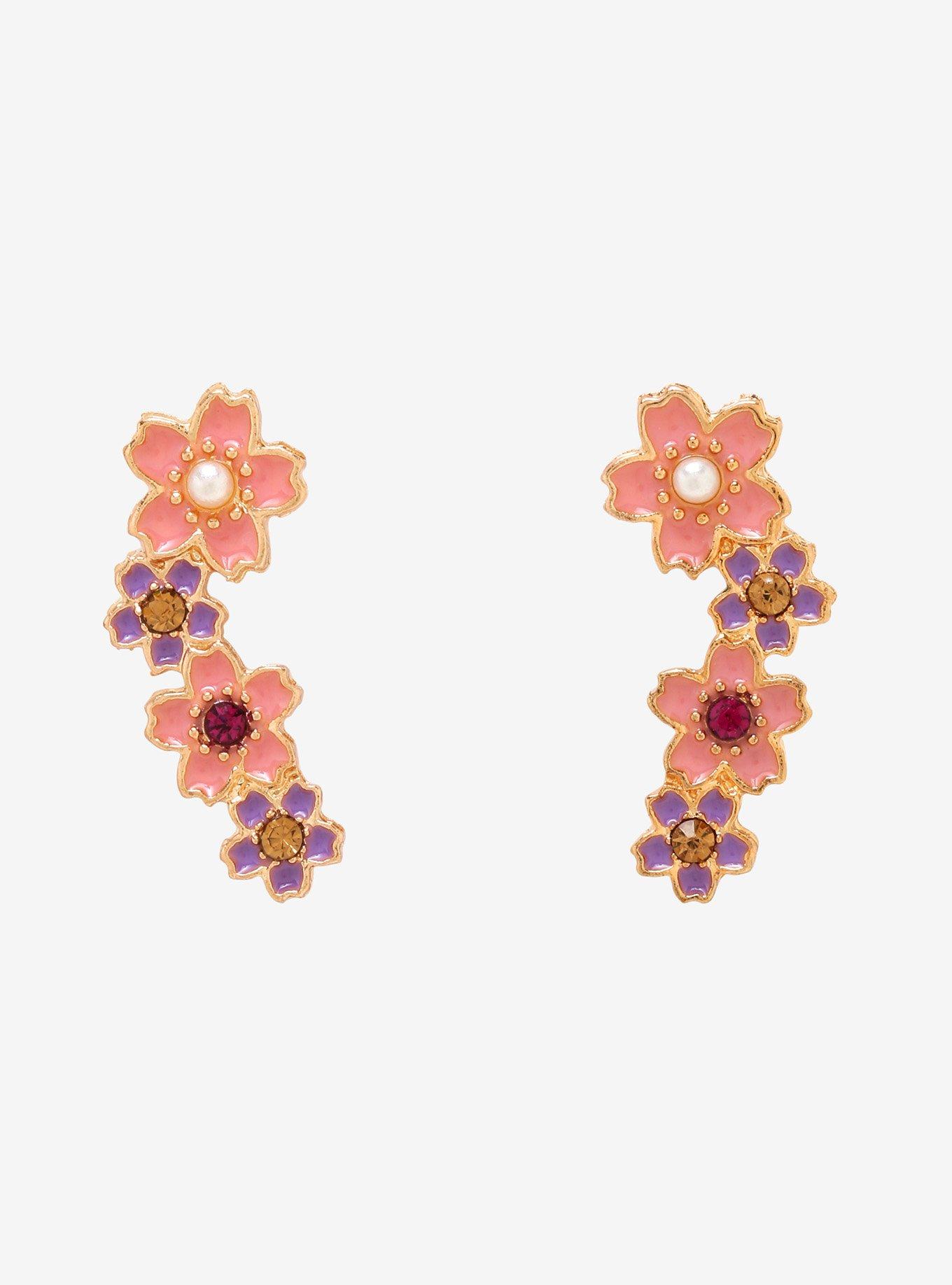 Sakura Blossom Ear Cuff Set, , hi-res