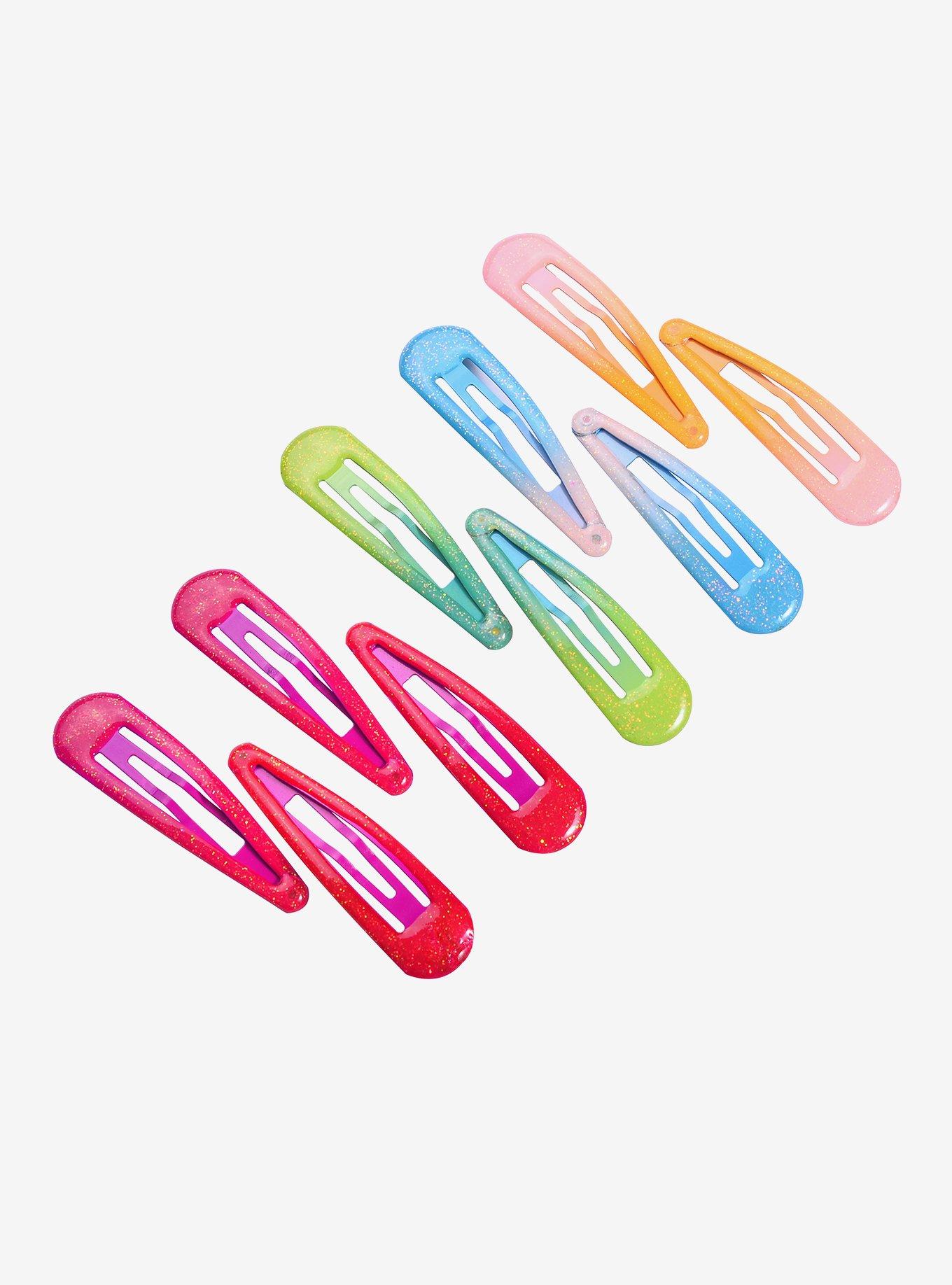 Rainbow Hair Clip Set, , hi-res