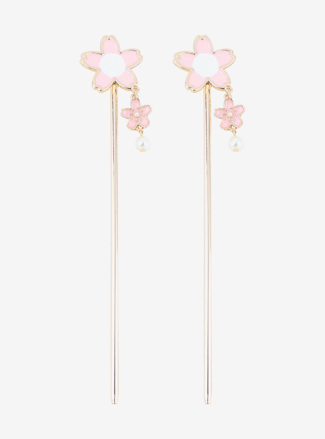 Sakura Blossom Hair Sticks, , hi-res