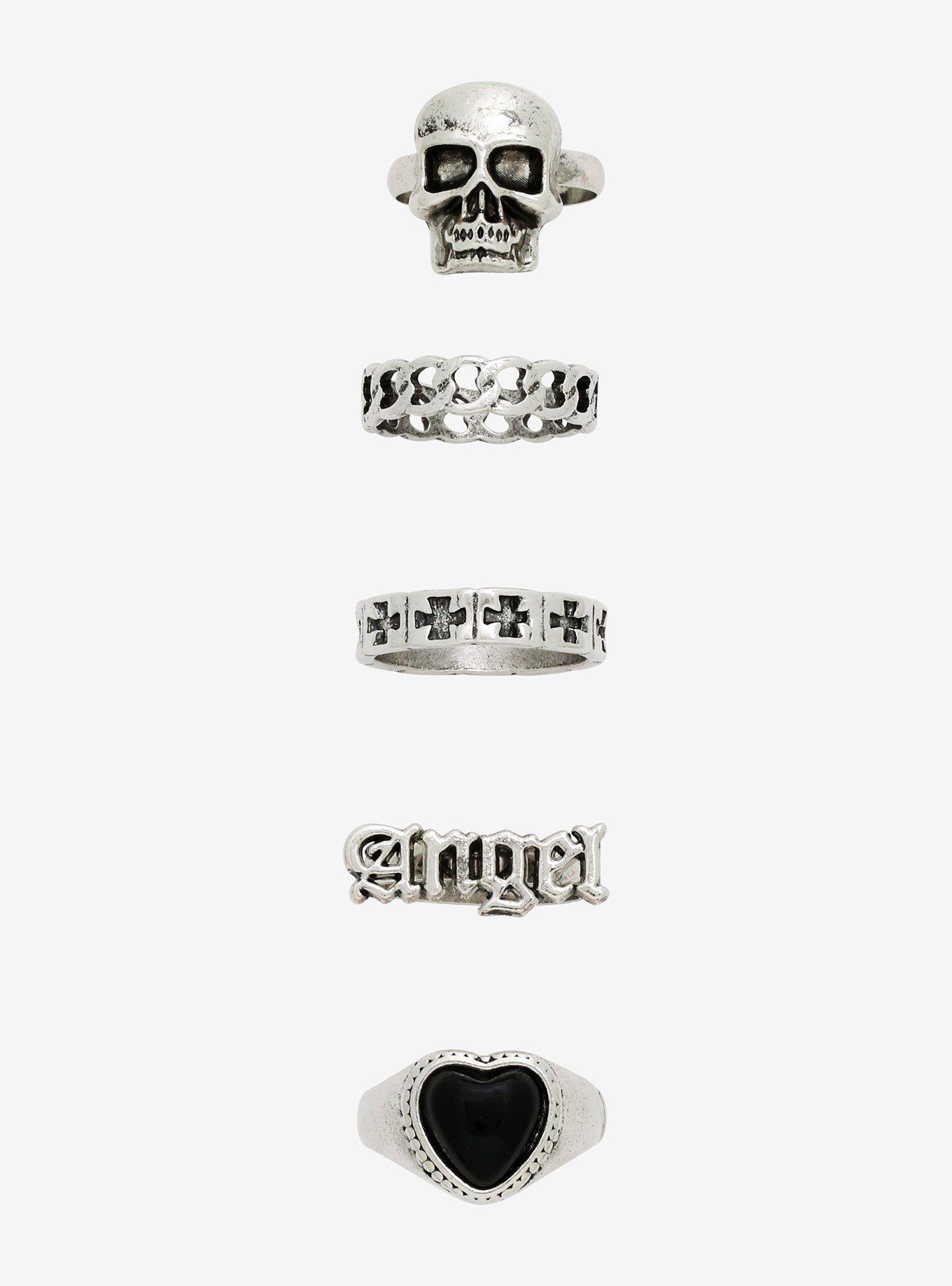 Hot topic jewelry 2025 rings